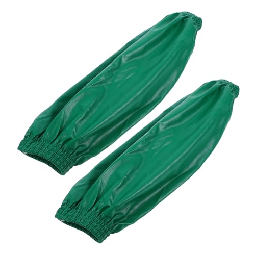 DOITOOL 2 Stück Wasserdichte und Ölbeständige PU Ärmschützer Verlängerte und Verstärkte Arbeitsschutz Ärmel für Kochen Reinigen Gartenarbeit Unisex Forearm Covers für Küchen und von DOITOOL