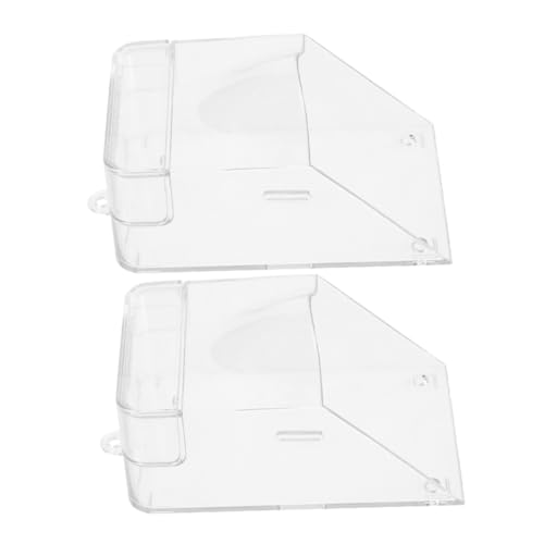 DOITOOL 2 Stück Wasserdichter Türklingel Schutzabdeckung Transparenter Wetterschutz für Outdoor Funkklingeln Wetterfeste Kunststoffhaube zur Feuchtigkeits Regenschutz für Türklingel von DOITOOL