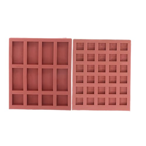 DOITOOL 2 stücke Kleine Ziegel Silikon Formen Miniaturen Mini Bausteine ​​Hand Formen Puppenhaus Mini Ziegel Formen DIY Herstellung Werkzeuge von DOITOOL