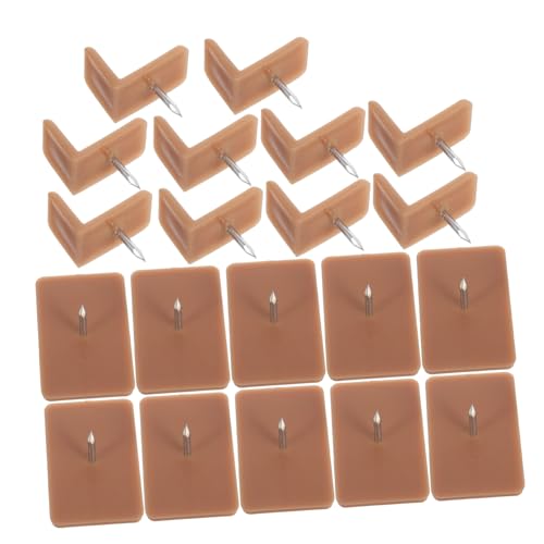 DOITOOL 20 Stück Möbelgleiter Tack-in Schrankgleiter Nägel Quadratisch Förmig Robuste Kunststoff-schubladenstopper für Geräuscharmes Gleiten und Einfache Montage Geeignet für DOITOOL 20 Stück Möbelgleiter Tack-in Schrankgleiter Nägel Quadratisch Förmig Robuste Kunststoff-schubladenstopper für Geräuscharmes Gleiten und Einfache Montage Geeignet für von DOITOOL