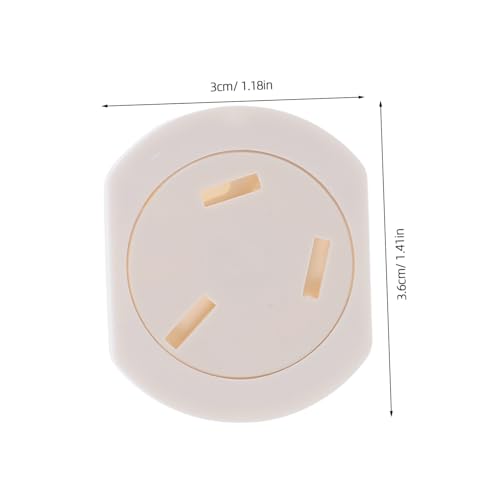 DOITOOL 20 Stück Steckdosenabdeckungen Sicherheits Steckdosenabdeckung Kindersicherer Steckdosenschutz Berührungssichere Steckdosenabdeckung Schutzhülle Gegen Stromschlag Weißes Abs von DOITOOL