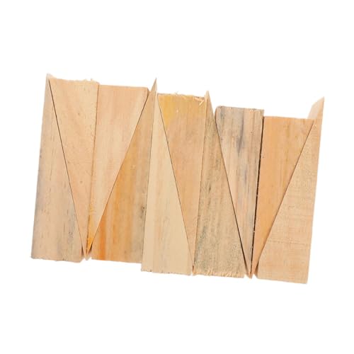 DOITOOL 20 Stück Teiliges Dreieckige Türstopper aus Robustem Holz für Stabile Türfixierung Fliesen Teppich und Holzböden Vielseitig Einsetzbar für Schwere Türen im Haushalt und Büro von DOITOOL