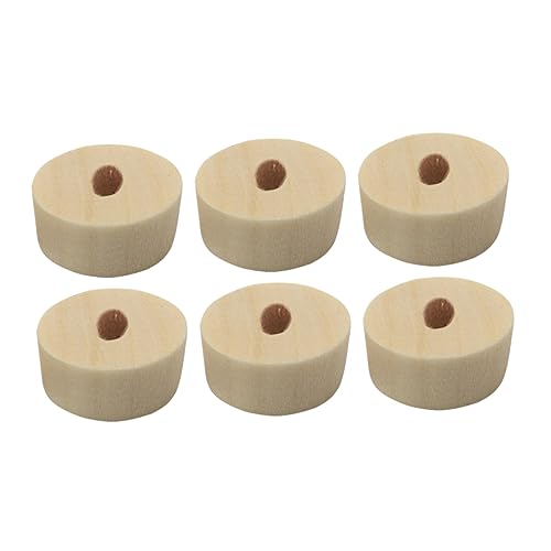 DOITOOL 20 Stück Teiliges Holzrädern für Diy Auto Handgefertigte Mini Räder Zubehör für Bastelprojekte und Spielzeugmodelle Geeignet für Kreative Aktivitäten von DOITOOL