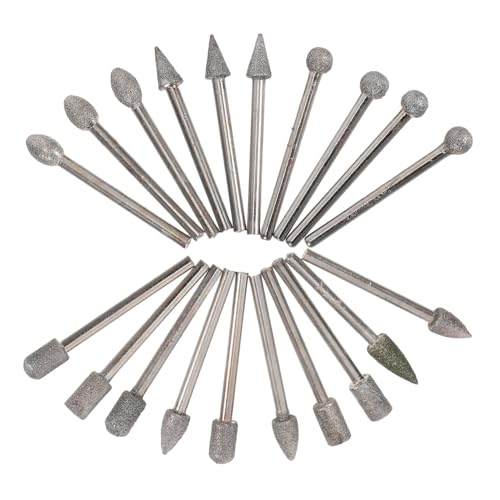 DOITOOL 20 Stück Teiliges Karbit-drehmeißel-set Vielseitige Polierwerkzeuge für Stein Glas Schmuck und Metall Hohe Verschleißfestigkeit Geeignet für Gravur Rostentfernung und Feinarbeiten DOITOOL 20 Stück Teiliges Karbit-drehmeißel-set Vielseitige Polierwerkzeuge für Stein Glas Schmuck und Metall Hohe Verschleißfestigkeit Geeignet für Gravur Rostentfernung und Feinarbeiten von DOITOOL
