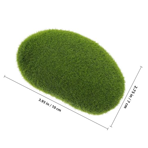 DOITOOL 20 Stück Teiliges Künstliche Moos Steine Dekorative Gartensteine Simulierte Steine mit Grünem Moosüberzug für Bonsai Blumentöpfe Gartendeko Langlebig und Wetterbeständig von DOITOOL