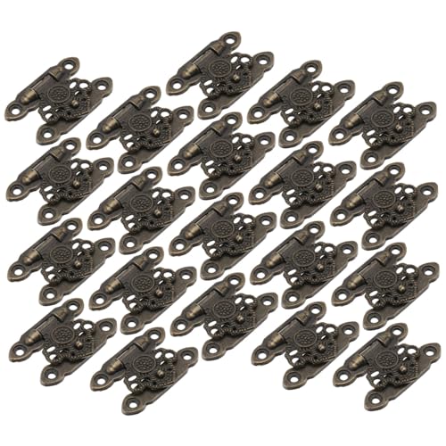 DOITOOL 20 Stück Teiliges Metall Hasp Verschlüsse in Vintage Antik Optik Robuste Truhen und Kofferschlösser für Holzkisten Taschen und Gepäck Verschleißfest und Einfach zu Montieren DOITOOL 20 Stück Teiliges Metall Hasp Verschlüsse in Vintage Antik Optik Robuste Truhen und Kofferschlösser für Holzkisten Taschen und Gepäck Verschleißfest und Einfach zu Montieren von DOITOOL