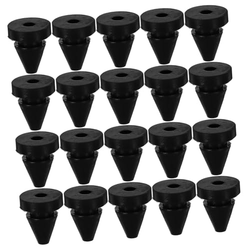 DOITOOL 20 Stück Teiliges Silikon Türschutz Stoßdämpfende Türstopper und Möbelpuffer Selbstklebend Verschleißfest Einfache Montage Schutz für Schrank Aufzugstüren Wand Zimmertürpuffer von DOITOOL