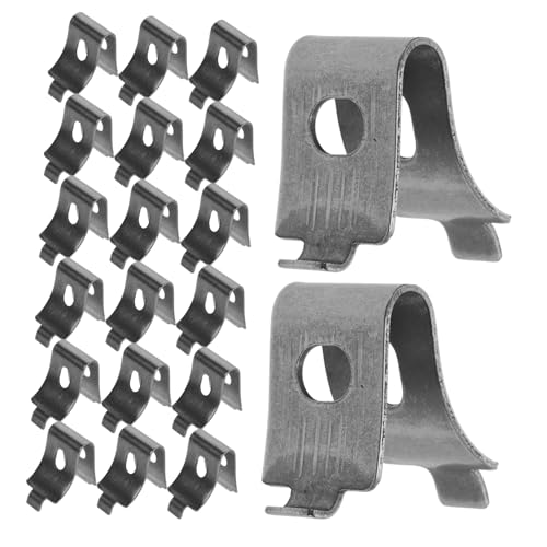 DOITOOL 20 Stück Teiliges Stahl Regalstützklammern Verstärkte Gefrierschrank Halteclips Rostfreie Kühlregalhalter Einfache Montage Langlebig für Lager und Haushalt DOITOOL 20 Stück Teiliges Stahl Regalstützklammern Verstärkte Gefrierschrank Halteclips Rostfreie Kühlregalhalter Einfache Montage Langlebig für Lager und Haushalt von DOITOOL