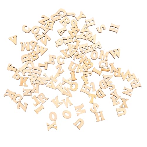 DOITOOL 200 Stück Holzbuchstaben Kleine Unbearbeitete DIY Buchstaben Holzchips für Bastelprojekte Handgemachte Dekorationen und Wohnwandgestaltung DOITOOL 200 Stück Holzbuchstaben Kleine Unbearbeitete DIY Buchstaben Holzchips für Bastelprojekte Handgemachte Dekorationen und Wohnwandgestaltung von DOITOOL