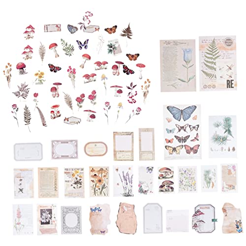 DOITOOL 200 Stück Vintage Blumenaufkleber Scrapbooking Sticker für Diy Projekte Transparentes Pet Material für Tagebücher Notizbücher und Fotoalben Kunsthandwerk Zubehör DOITOOL 200 Stück Vintage Blumenaufkleber Scrapbooking Sticker für Diy Projekte Transparentes Pet Material für Tagebücher Notizbücher und Fotoalben Kunsthandwerk Zubehör von DOITOOL