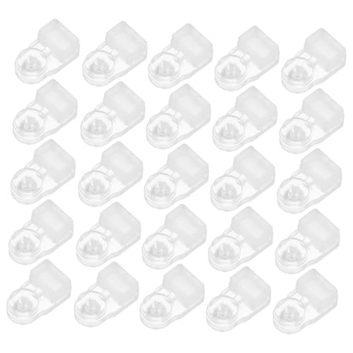 DOITOOL 20Er Set Mm Kit Und Kunststofftür Mit Türen Wandhalter Clips Halteschrauben Befestigung Fenster Schrank Abschrauben Hängen Feste Bild Rahmenlos Für Montage Clip Spiegel Fotos von DOITOOL