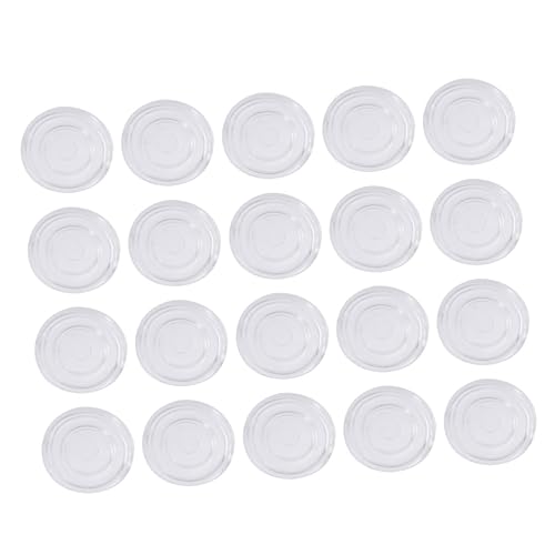 DOITOOL 20stücke Transparente Anti-fuß-Pads Für Möbel Stühle Und Tische Gummipuffer rutschfest Geräuscharm Bodenschutz Möbelzubehör Anti-rutsch-matten Anti-matten von DOITOOL