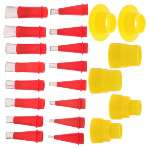 DOITOOL 22 Stück Teiliges Edelstahl Dichtstoffdüsen mit Abnehmbarem Sockel Wiederverwendbare Gummidüsen für Präzises Abdichten von Glas und Baustoffen Robust und Vielseitig Einsetzbar DOITOOL 22 Stück Teiliges Edelstahl Dichtstoffdüsen mit Abnehmbarem Sockel Wiederverwendbare Gummidüsen für Präzises Abdichten von Glas und Baustoffen Robust und Vielseitig Einsetzbar von DOITOOL