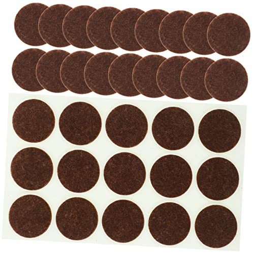 DOITOOL 225 Stück Homepoint Selbstklebende Matte bodenschutz Floor Protector stuhlauflage Rolle Das Teppich stühle Anti-Rutsch-Möbelpolster Anti-Rutsch-Möbelpads für Hartholz gefühlt Brown von DOITOOL