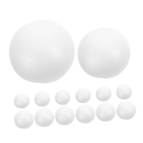 DOITOOL 24 Stück Teiliges Weiße Polystyrol schaumstoffbälle Stabile Bastelkugeln zum Bemalen Vielseitig für Schulprojekte DIY Kunst und Kreative Dekorationen für Erwachsene DOITOOL 24 Stück Teiliges Weiße Polystyrol schaumstoffbälle Stabile Bastelkugeln zum Bemalen Vielseitig für Schulprojekte DIY Kunst und Kreative Dekorationen für Erwachsene von DOITOOL