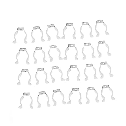 DOITOOL 24 Stücke Teiliges U Förmiges LED Röhrenhalter aus mit Kunststoffschutz Robust und Kratzfrei Geeignet für Lichtschläuche Einfache Montage ohne Bohren für Innen und Außenbereich DOITOOL 24 Stücke Teiliges U Förmiges LED Röhrenhalter aus mit Kunststoffschutz Robust und Kratzfrei Geeignet für Lichtschläuche Einfache Montage ohne Bohren für Innen und Außenbereich von DOITOOL