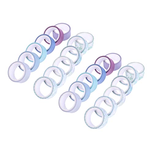 DOITOOL 24Rollen Washi Tape Set Dekoratives Klebeband Pastellfarben für DIY Scrapbooking Journals und Planer Einfach zu Reißen Hinterlässt Kleber von DOITOOL