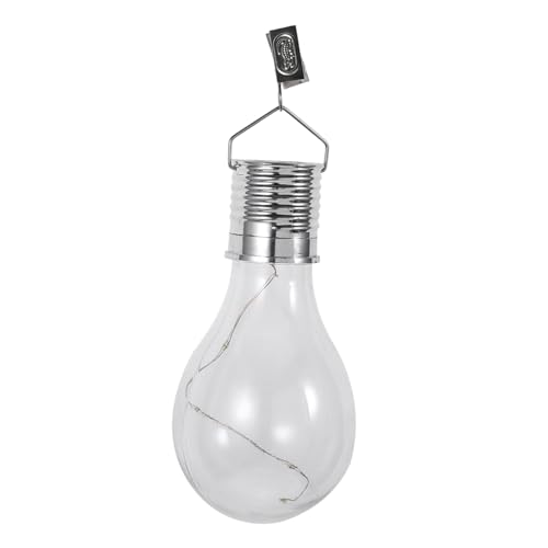 DOITOOL 2St Solarlampe Clip auf Glühbirnen Außenleuchten LED-Lampen draussen Laterne Glühbirnen im Freien hängende Solarbirnen drinnen schmücken Sonnenlicht Leuchter Die Glühbirne von DOITOOL