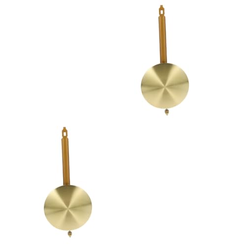 DOITOOL 2St standuhr Table Clock - Uhrwerk Pendelset - Pendeluhr Teile - Wanduhr große Digitale Wanduhr Schwarze Wanduhr wanduhren herrenuhren Ersatz für Metallpendel Pendeluhr aus Metall von DOITOOL