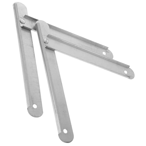 DOITOOL 2Stücke Teiliges Scharnierset Aluminiumlegierung Ersatzscharniere für Haushaltsleitern Stiefleitern und Faltleitern Korrosionsbeständig und Langlebig von DOITOOL