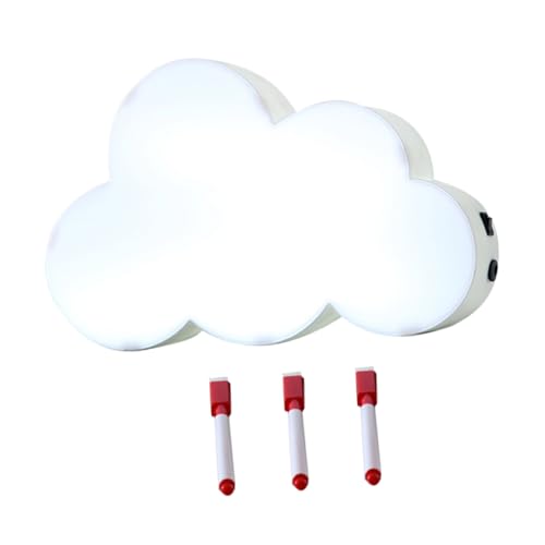 DOITOOL 2st Led-cloud-leuchtkasten Schreibtisch-deko-lampe Led-nachrichtenlicht Neonlichtzeichen Dekor Für Zu Hause Desktop-dekoration Nachtlampe Kupferdraht Led-nachtlicht Kind Die Wolken von DOITOOL