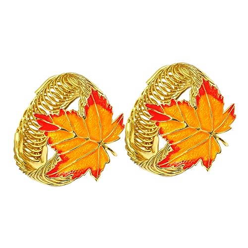 DOITOOL 2st Thanksgiving Orange Ahornblatt Vorhang Schnalle Metall Frühling Vorhang Krawatte Legierung Vorhang Krawatte Seil Ahornblätter Serviettenringe Dekorativer Halterung Fenster DOITOOL 2st Thanksgiving Orange Ahornblatt Vorhang Schnalle Metall Frühling Vorhang Krawatte Legierung Vorhang Krawatte Seil Ahornblätter Serviettenringe Dekorativer Halterung Fenster von DOITOOL