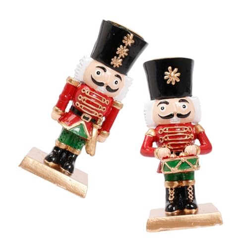 DOITOOL 2stücke Kerzenständer Aus Harz Für Esstisch Rustikales Weihnachts-mittelstück Passend Für Stabförmige Kerzen Für Tischdekoration Und Feiertagsfeiern von DOITOOL