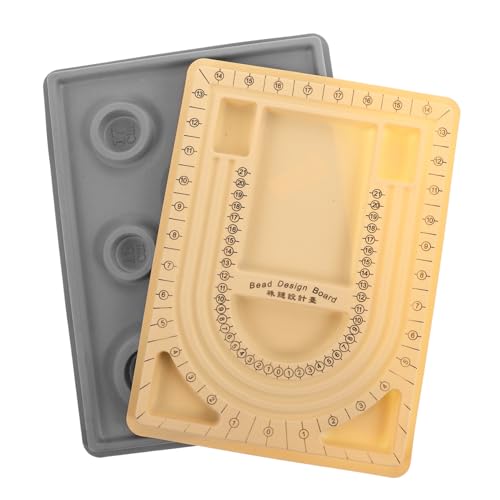 DOITOOL 2stücke Perlenbrett Für Halsketten Und Armbänder Präziser Maßstab Basteltablett Zum Selbermachen Und Präsentieren Von Perlenschmuck DOITOOL 2stücke Perlenbrett Für Halsketten Und Armbänder Präziser Maßstab Basteltablett Zum Selbermachen Und Präsentieren Von Perlenschmuck von DOITOOL