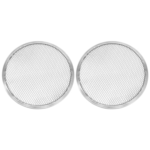 DOITOOL 2stücke Runde Pizza-screens Perforierte Aluminium-pizza-pfannen Für Ofen Backblech Mit Löchern Für Gleichmäßiges Pizza-backen Haushalts-pizza-server von DOITOOL