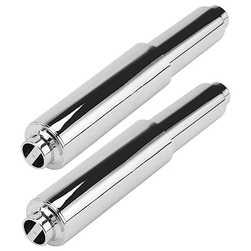 DOITOOL 2stücke Toilettenpapierhalter Silber Toilettenpapierwickler Ständer Aus Hochwertigem Material Für Badezimmer Office Toilettenpapierhalter Mit Federmechanismus Für Einfaches von DOITOOL