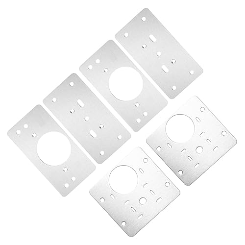 DOITOOL 3 Paare Hinge Repair Plates Scharniere für Möbel mit Schrauben Robust und Installieren für Küchenschränke und Wohnmöbel von DOITOOL