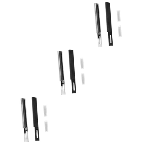 DOITOOL 3 Sätze Effiliermesser Werkzeug Lederskiver Selber Machen Lederausdünner Lederschälmesser Lederschäler Metall-Leder-schaber Lederschneider Legierung 2 Stücke * 3 von DOITOOL