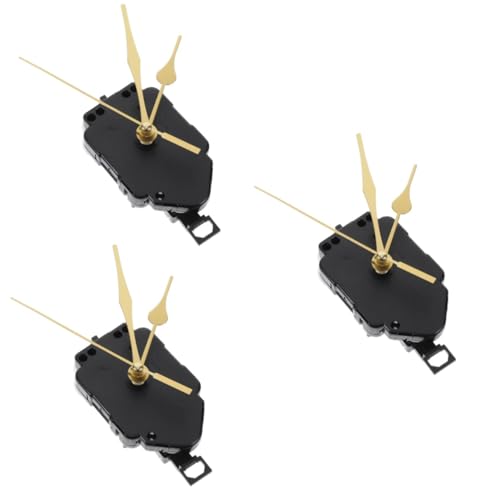 DOITOOL 3 Sätze Extra Großes Uhrzeiger-kit Uhrdekor DIY-Uhr Mechanismus Bausatz Uhrwerk Digitaluhr Stille Uhr Wanduhren Retro-Uhr Modern Welle Große Alte Wanduhr Digitaler Kalender Plastik von DOITOOL