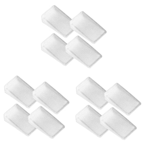 DOITOOL 3 Sätze Möbelfüße Sofa-levellierer Keile Selber Machen Unterlegscheibe Jalousie Möbelausgleichspads Shils Sofakeil Nivellierblöcke Tischstabilisatoren Gummi Transparent 4 Stück * 3 von DOITOOL