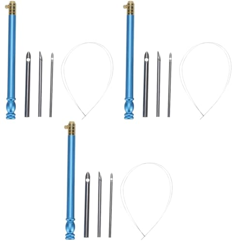 DOITOOL 3 Sätze Teiliges Stanznadel Set Für Anfänger Ergonomische Stickwerkzeuge Mit Kreuzstich Nadeln Und Einzigartigem Design Für Diy Projekte Geeignet Für Kleidung Kissen 5 Stück * 3 von DOITOOL