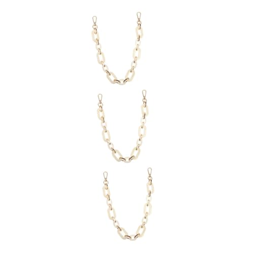 DOITOOL 3 Stck. Handtaschen Kettenriemen Ersatzriemen aus Hochwertigem Resin mit Metallschnallen Umhängekette für Vielseitige Taschen Strapazierfähig und Einfach zu Kombinieren DOITOOL 3 Stck. Handtaschen Kettenriemen Ersatzriemen aus Hochwertigem Resin mit Metallschnallen Umhängekette für Vielseitige Taschen Strapazierfähig und Einfach zu Kombinieren von DOITOOL