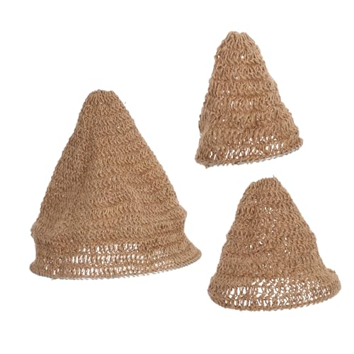 DOITOOL 3 Stück Boho Pendelleuchten Lampenschirme Handgewebt Jute Seil Leuchtenschirm Blendfreies Licht Vielseitig für Restaurant Hotel Zuhause Esszimmer Raumdekoration von DOITOOL