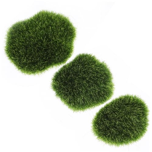 DOITOOL 3stücke Kunststein Moosfelsen Simulation Dekorative Steine Für Garten Bonsai Bürobelebung Grünstein Ornament Requisiten DOITOOL 3stücke Kunststein Moosfelsen Simulation Dekorative Steine Für Garten Bonsai Bürobelebung Grünstein Ornament Requisiten von DOITOOL