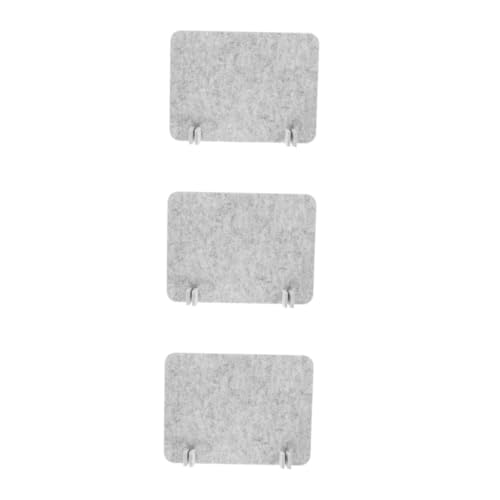 DOITOOL 3 Stück Freistehende Schreibtisch Trennwand aus Filz Akustische Privacy Shield Geräuschreduzierende Büro und Klassenzimmerpartition für Schüler und Arbeitsplätze Einfache ohne von DOITOOL