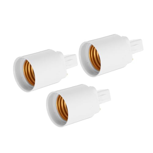 DOITOOL 3 Stück Lampenfassung Adapter zu Flexibel Konvertierbarer Sockel für Zuhause Büro Gewerbe Einfache Installation Sichere Passform von DOITOOL