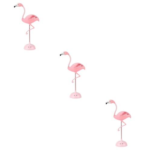 DOITOOL Tischlampe 3 Stück Led-Schreibtischleuchte Wiederaufladbare Usb-Lampe Flamingo-Förmige Lampe Augenschutz Schreibtischlampe Nachtlicht Lampe Geburtstagsgeschenk Augenschutz Für von DOITOOL