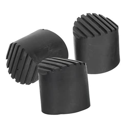 DOITOOL 3 Stück Rutschfeste Matte teleskopieren Leiterfuß Leiterstabilisierungsfüße Leiter Feet Protector Leiterfüße mat Leiter Anti -Schleuderfüße Leiter rutschfeste Füße Gummi Schwarz von DOITOOL