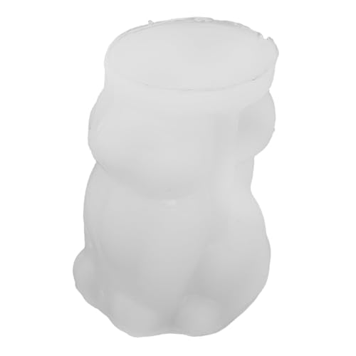 DOITOOL 3 Stück Silikonform Osterhase Kaninchenform Lebensmittelecht Hitzebeständig Wiederverwendbar für Kerzen Seifen Schokolade Backen DIY Basteln von DOITOOL