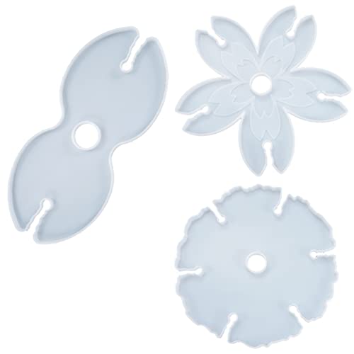 DOITOOL 3 Stück Silikonform für Weinregal DIY Untersetzer und Weinhalter Flexibles Epoxidharz Zubehör für Kreative Bastelprojekte Kompatibel mit Verschiedenen Gießmaterialien von DOITOOL