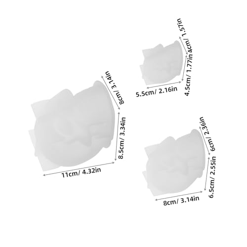 DOITOOL 3 Stück Teiliges Halloween Schädel Silikonform Langlebig und Flexibel für Epoxidharz Kerzen Seife und Wachs Einfach zu Entformen für DIY Halloween Deko und Handwerksprojekte DOITOOL 3 Stück Teiliges Halloween Schädel Silikonform Langlebig und Flexibel für Epoxidharz Kerzen Seife und Wachs Einfach zu Entformen für DIY Halloween Deko und Handwerksprojekte von DOITOOL