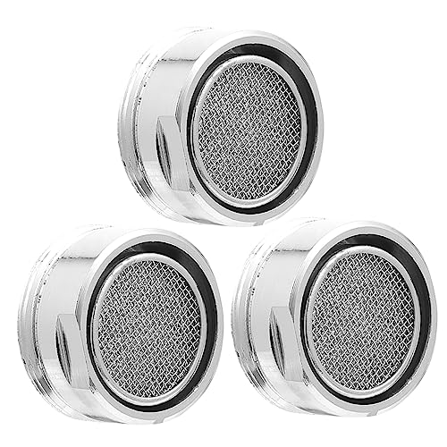 DOITOOL 3 Stück Teiliges Wasserhahn Strahlregler Küchenarmatur Luftsprudler Hochwertiger Wasserflussbegrenzer für Effektives Spritzschutz und Wasserfiltration von DOITOOL