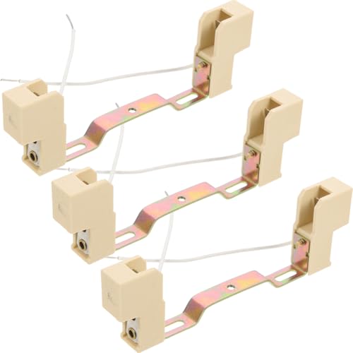 DOITOOL 3stücke Rs Keramik Lampenfassung Mit Anschlusskabel Doppelte Lampenfassung Für Halogen Metallhalogenlampen Geeignet Für Flutlicht Werkstatt Studiolampen von DOITOOL