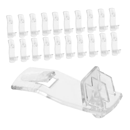 DOITOOL 30 Stück Kabinettsunterstützungsstifte Regalstützstift klar Regalklammern aus Kunststoff durchsichtige Kunststoff-Regalstifte Regalunterstützung Peg Kit Plastik Transparent DOITOOL 30 Stück Kabinettsunterstützungsstifte Regalstützstift klar Regalklammern aus Kunststoff durchsichtige Kunststoff-Regalstifte Regalunterstützung Peg Kit Plastik Transparent von DOITOOL