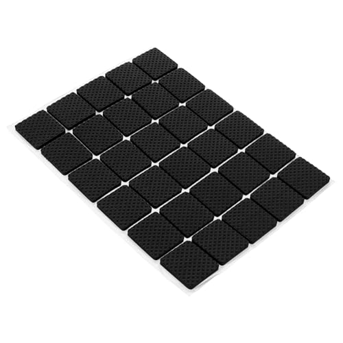 DOITOOL 30 Stück Teiliges Möbel Bein Schutzpads Quadratisch Rutschfest Geräuschdämpfend Selbstklebend für Stühle Sofas Tische Schützt Harte Böden Einfache Montage ohne Werkzeug von DOITOOL