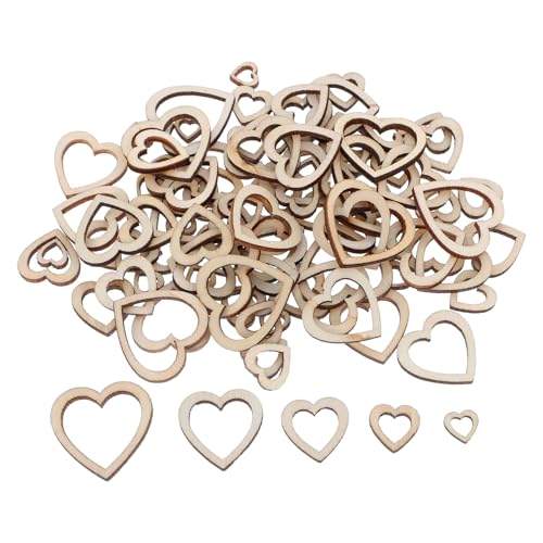DOITOOL 300 Stück Hohl Mini Formen für Hochzeit Deko Valentinstag Basteln Rustikaler Heimdeko Kreative Diy Projekte von DOITOOL